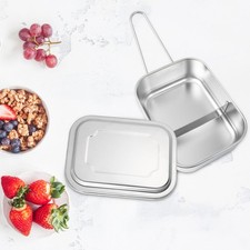  Boîte À Tartine Récipients D'aliments Acier Inoxydable De Préparation Aux Repas