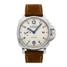 Montre Date Panerai Luminor Due 3 Jours Acier Automatique 42Mm Bracelet PAM 906