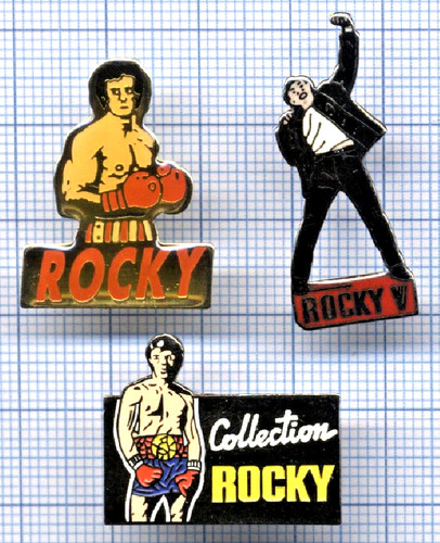 Lot pins rocky collection - 3,