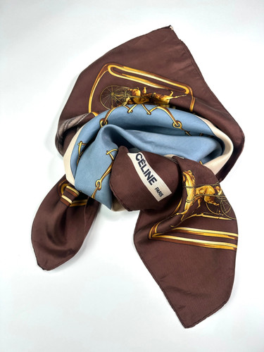 Céline foulard carré soie - céline,