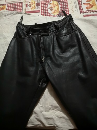 Pantalon cuirefemme moto - pantalon, en