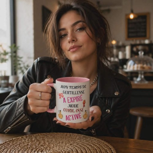 Mug humoristique mode connasse - humoristique,