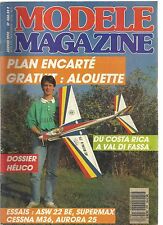 MAG MODEL N°460 PLAN: LARK ULTRA LIGHT ELECTRIC CONSTRUCTION AIRCRAFT