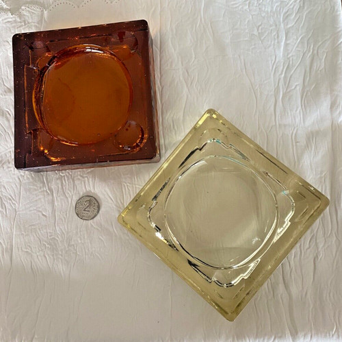 Cendriers pavés verre - pavés, de