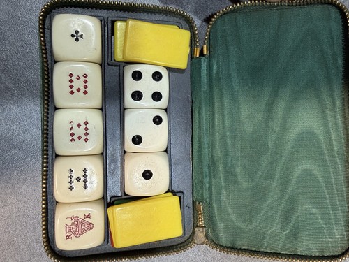 Jeu dés poker as ancien - dés,