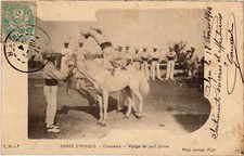 PC ALGERIA AFRICA HUNTERS AEROBATIC FOOT CLOSED MILITARY (a51947)