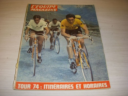 Cyclisme equipe mag 1974 - equipe,
