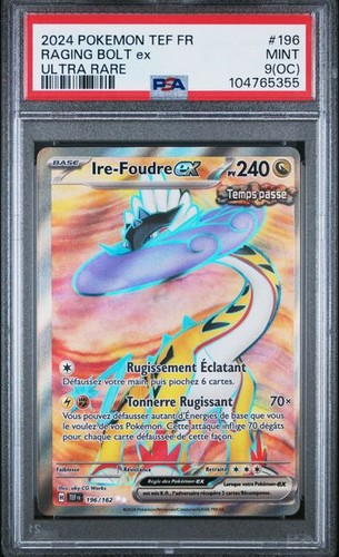 Carte pokémon ire foudre - carte, ex