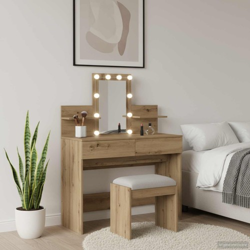 Coiffeuse avec led table - avec,