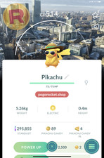 Pikachu Summer Costume Manchester Background Road Trip Non-Shiny Go Reg or 1M