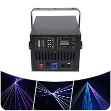 10W RGB DMX Full Color ILDA Laser Light DJ Stage KTV Club Party 30KPPS Aluminium