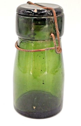 Ancien bocal conserve en - conserve,