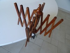 WOOL REEL or UNWINDER Wooden SKEIN WOOD FOLK ART ANTIQUE SEWING