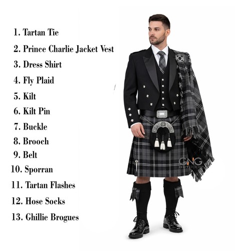 Tenue complète kilt - complète, de
