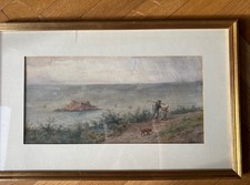 Fine aquarelle 1906 bretagne