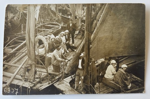 Cpa photo carte - photo, marin