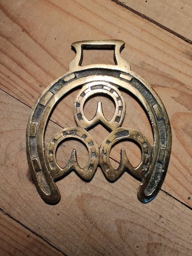 Harnais cheval laiton - de,