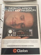 Vintage 1986 Clarion E950 Car Stereo Press Advertising