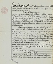 1874 Belgique acte notarié