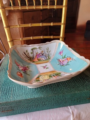 Plat porcelaine saxe - plat, h