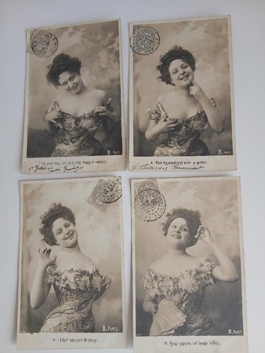 Quatre cartes postales