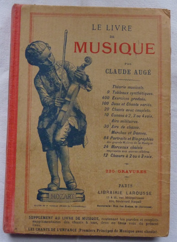 Livre musique c - de,