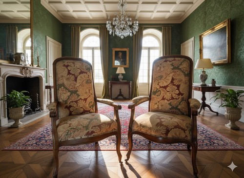 Paire fauteuils voltaire - paire, de