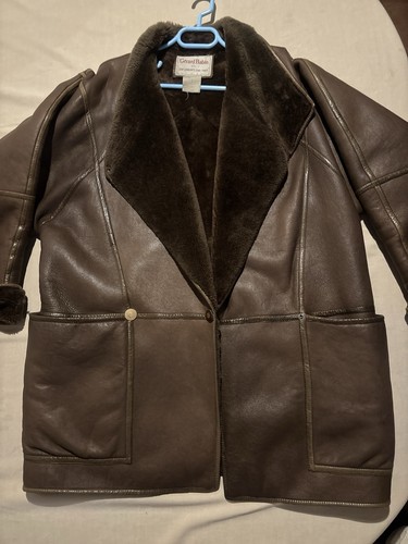Manteau cuir gérard babin - manteau,