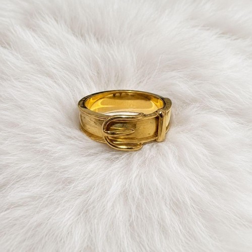 Bague écharpe hermes - bague, plaqué