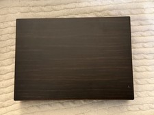 Cigar Humidor Wooden Box with Hygrometer, Humidifier Mahogany Wood 11.5 by 8.5"