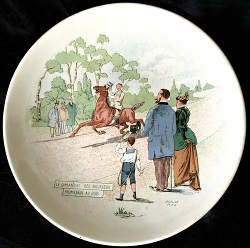 Assiette boch frères - assiette,
