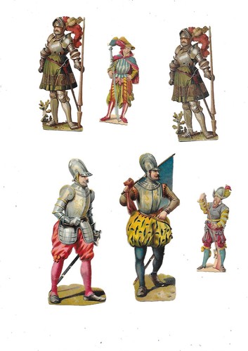 Anciens chromos découpis - anciens,