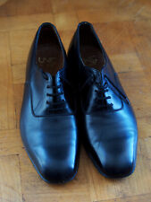 chaussures cuir noir vintage