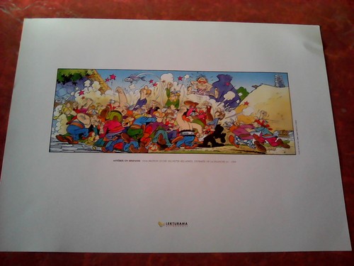 Sérigraphie astérix - astérix, en
