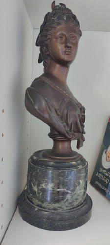 Buste femme bronze - buste,