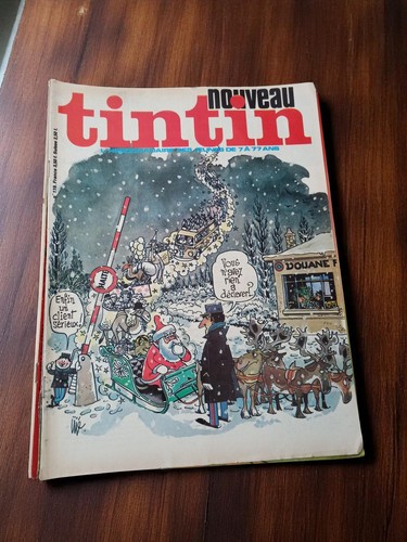 Magazine tintin vintage noël - vintage,