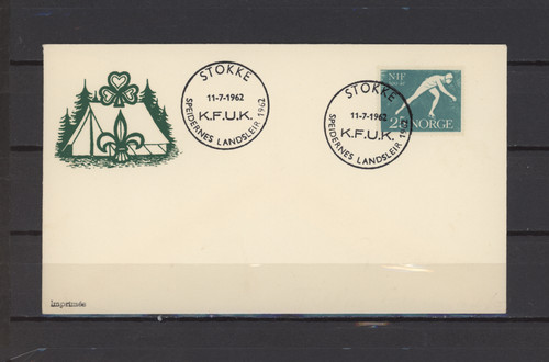 S50747 norvege fdc stokke - fdc,