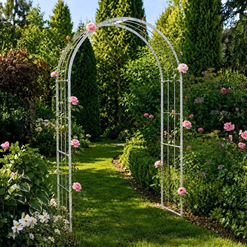 Arc rose galvanisé massif - arc,