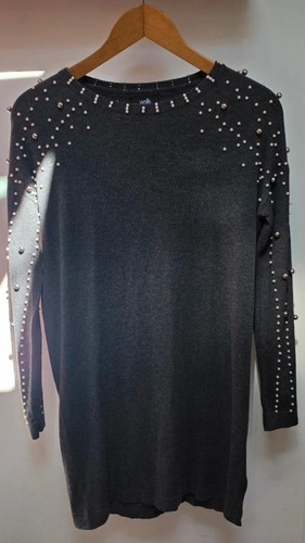 Robe pull grise - , cocooning