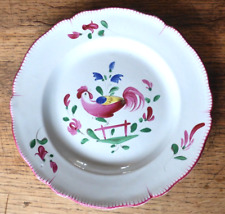 ancienne assiette au coq à la