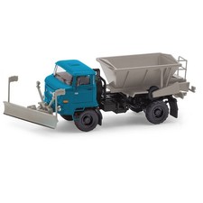 Busch 95561 - 1/87 Espewe : Ifa L60 D035 (Service de Déneigement) avec Lame -