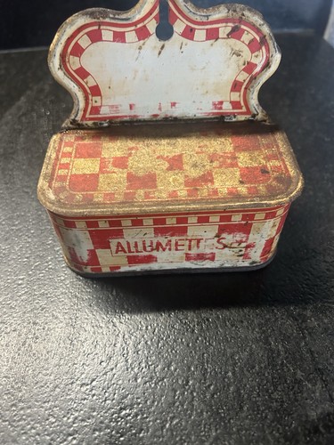 Boîte allumettes métal - à, en