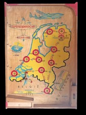 JEU A BILLES -  AVION KLM 1950 / jeu ancien antique game