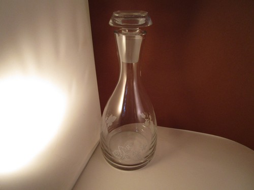Vintage etched white grape - vintage,