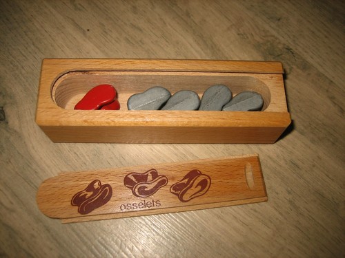 Ancien jeu osselets - jeu, en