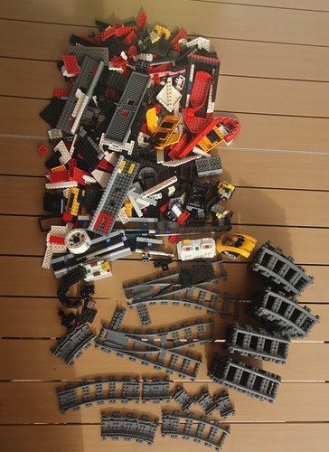 Lego occasion gros lot rails - -,