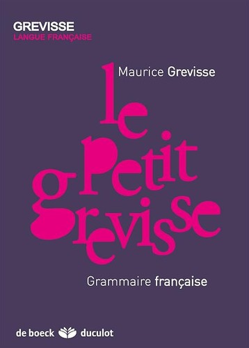 Petit grevisse grammaire - grevisse:,