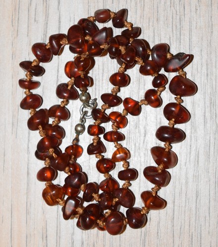 Collier résine ambre - en, d'ambre