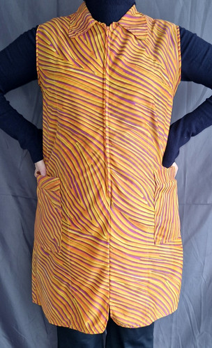 Nylon dederon smock apron - dederon, m88