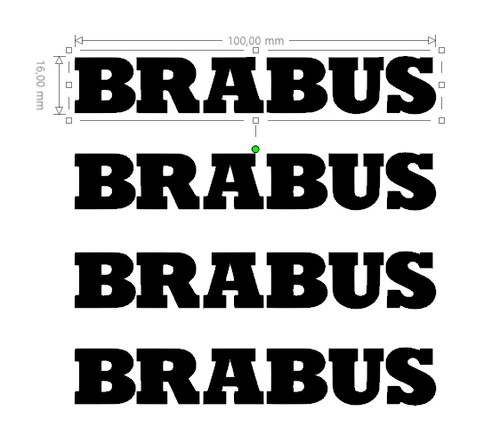 Stickers brabus mercedes - ,